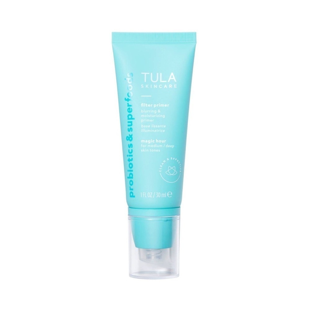 🆕 TULA SKINCARE Filter Moisturizing & Blurring Primer MAGIC HOUR MED DEEP - NIB